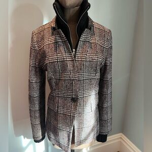 Veronica Beard Wool Tweed Dickey Blazer